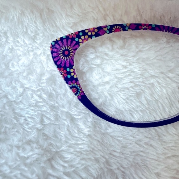 PURPLE FLORAL topper for Ella frames - Picture 1 of 4